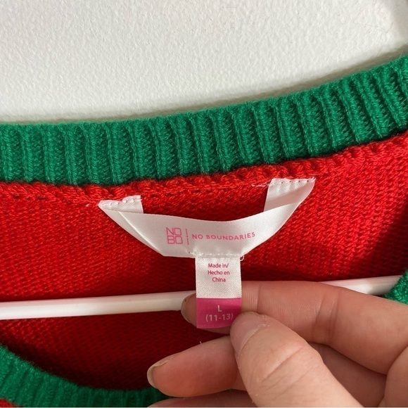 Ugly Christmas Sweater NEW Large Cat Red Green Fresh Out of Falalas Red Green - Picture 6 of 8